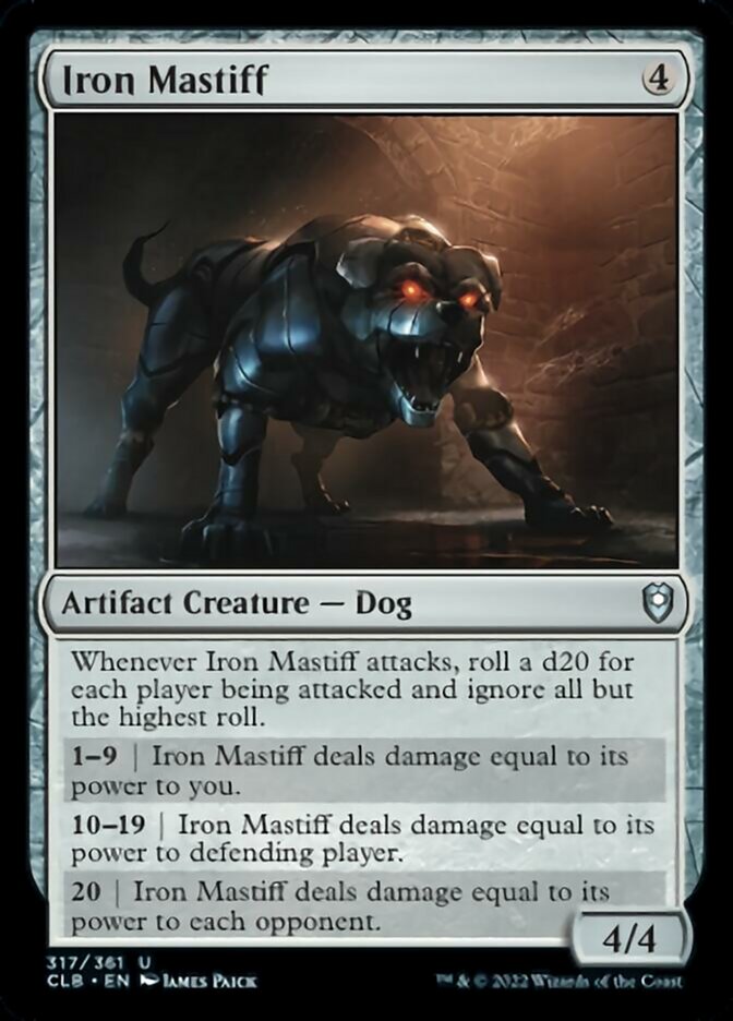 Iron Mastiff [Commander Legends: Battle for Baldur's Gate] | Gamer Loot