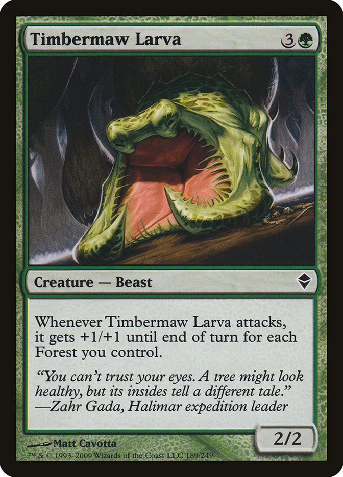 Timbermaw Larva [Zendikar] | Gamer Loot