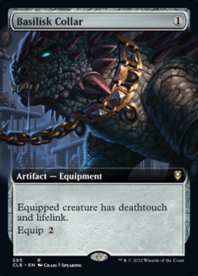 Basilisk Collar (Extended Art) [Commander Legends: Battle for Baldur's Gate] | Gamer Loot