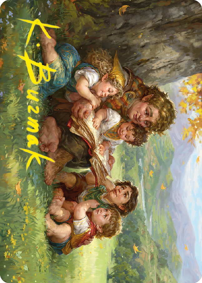Samwise Gamgee Art Card (19/81) (Gold-Stamped Signature) [The Lord of the Rings: Tales of Middle-earth Art Series] | Gamer Loot