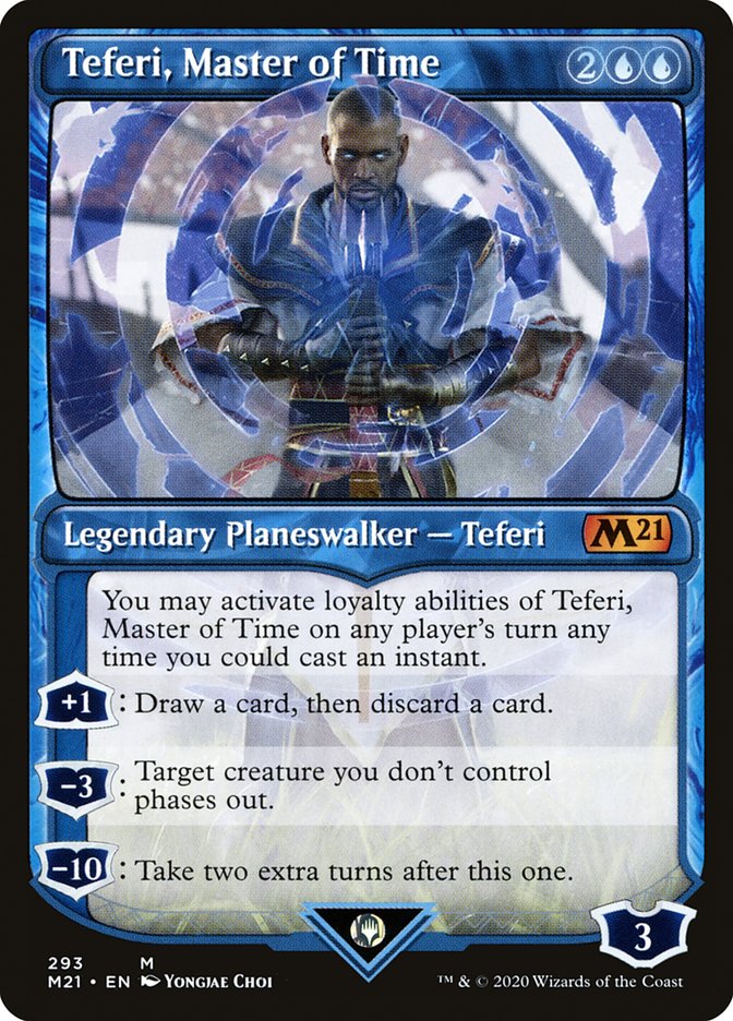 Teferi, Master of Time (Showcase) [Core Set 2021] | Gamer Loot