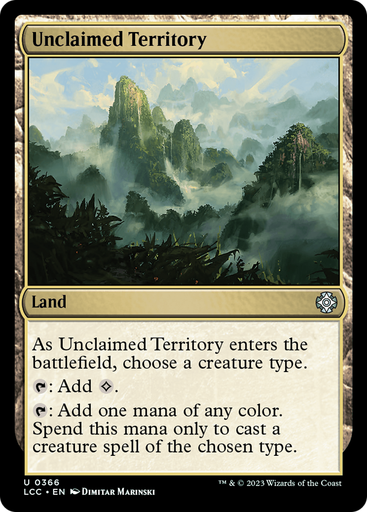 Unclaimed Territory [The Lost Caverns of Ixalan Commander] | Gamer Loot