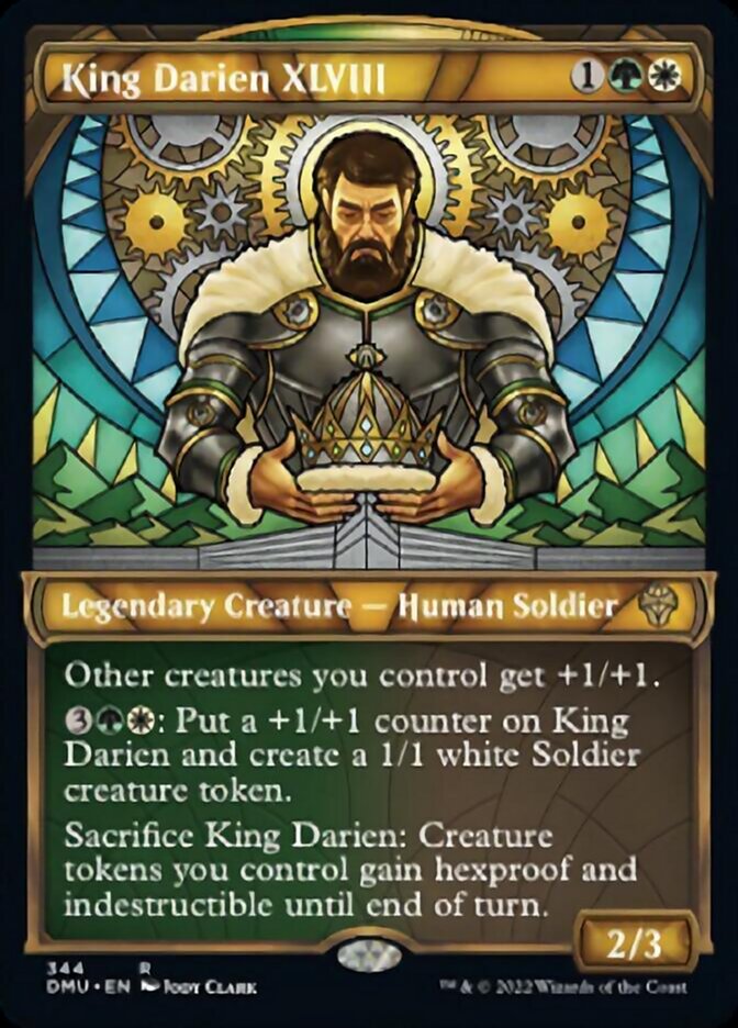 King Darien XLVIII (Showcase Textured) [Dominaria United] | Gamer Loot