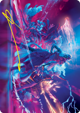 Prismari Command Art Card (Gold-Stamped Signature) [Strixhaven: School of Mages Art Series] | Gamer Loot