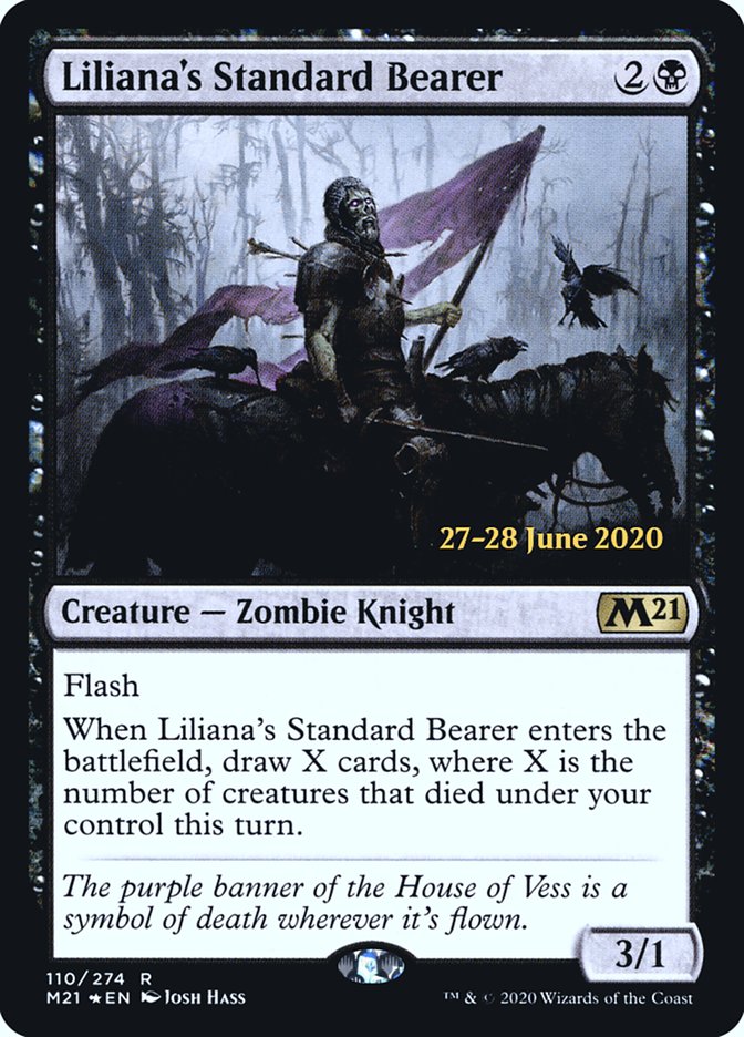 Liliana's Standard Bearer  [Core Set 2021 Prerelease Promos] | Gamer Loot