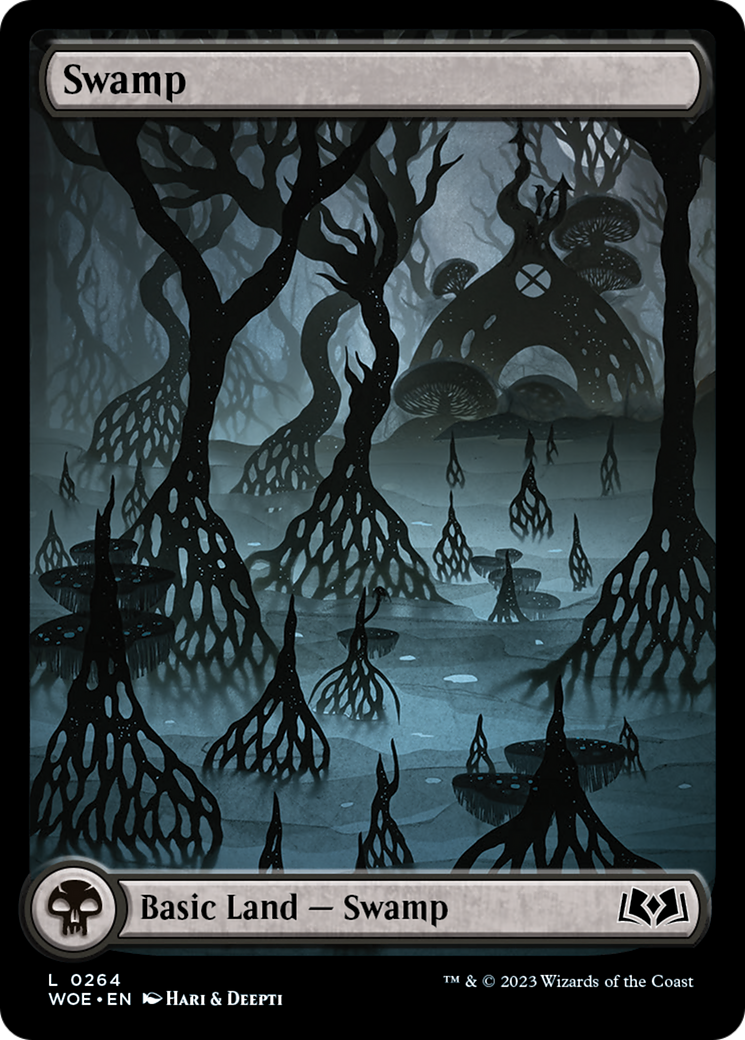 Swamp (264) (Full-Art) [Wilds of Eldraine] | Gamer Loot