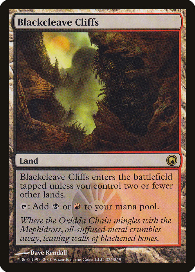 Blackcleave Cliffs [Scars of Mirrodin] | Gamer Loot