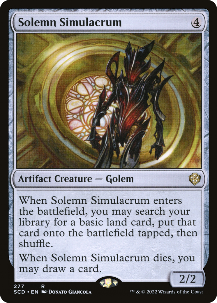 Solemn Simulacrum [Starter Commander Decks] | Gamer Loot
