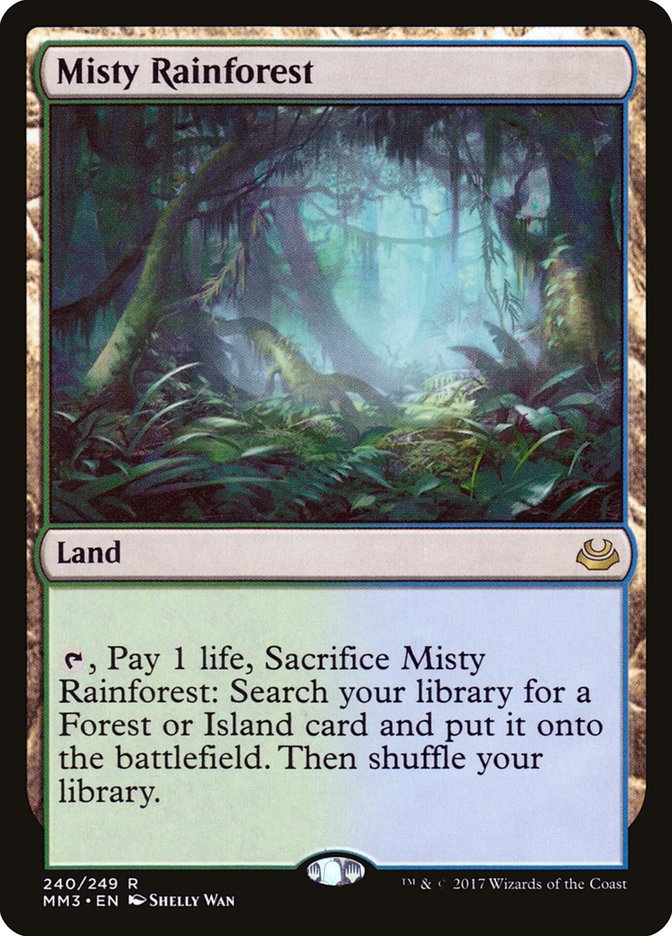 Misty Rainforest [Modern Masters 2017] | Gamer Loot