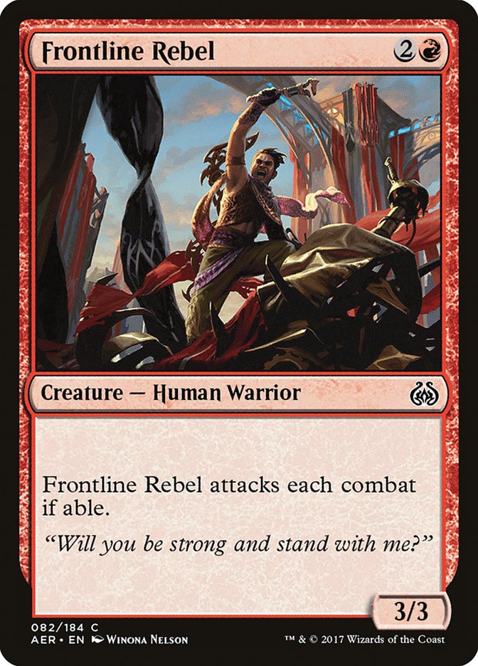 Frontline Rebel [Aether Revolt] | Gamer Loot