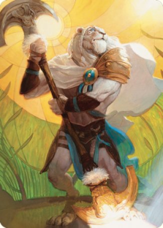 Ajani, Sleeper Agent Art Card [Dominaria United Art Series] | Gamer Loot