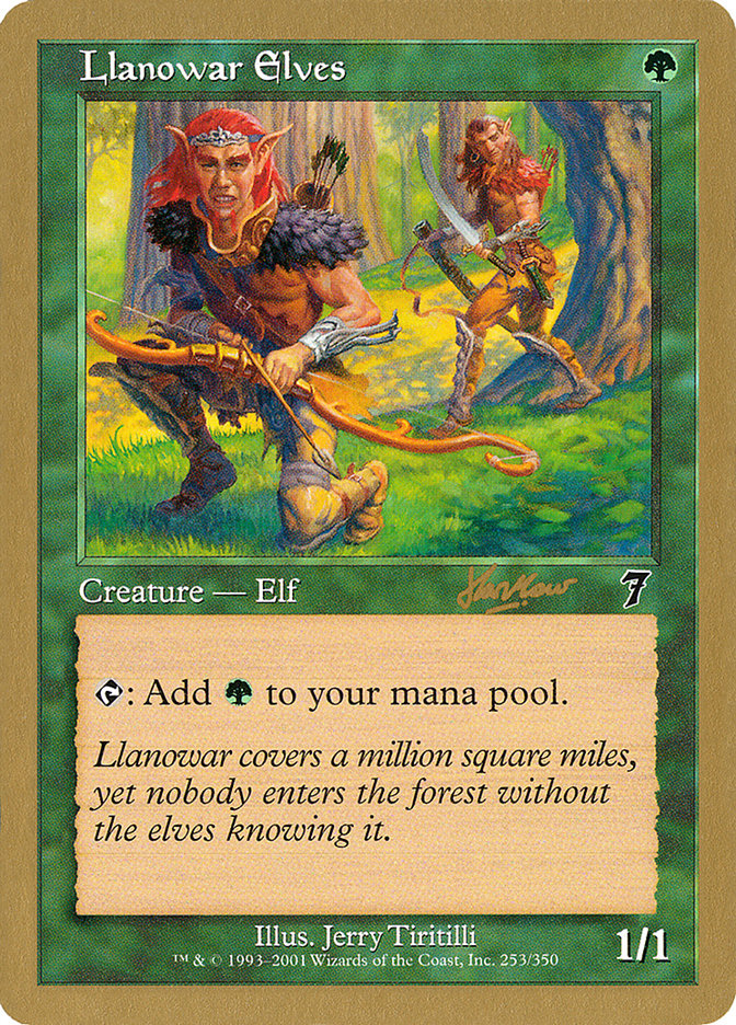 Llanowar Elves (Sim Han How) [World Championship Decks 2002] | Gamer Loot