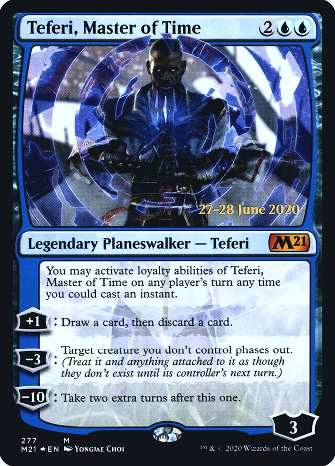 Teferi, Master of Time [Core Set 2021 Prerelease Promos] | Gamer Loot