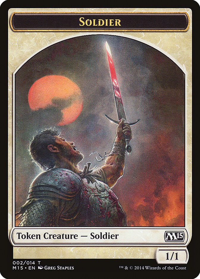 Soldier [Magic 2015 Tokens] | Gamer Loot