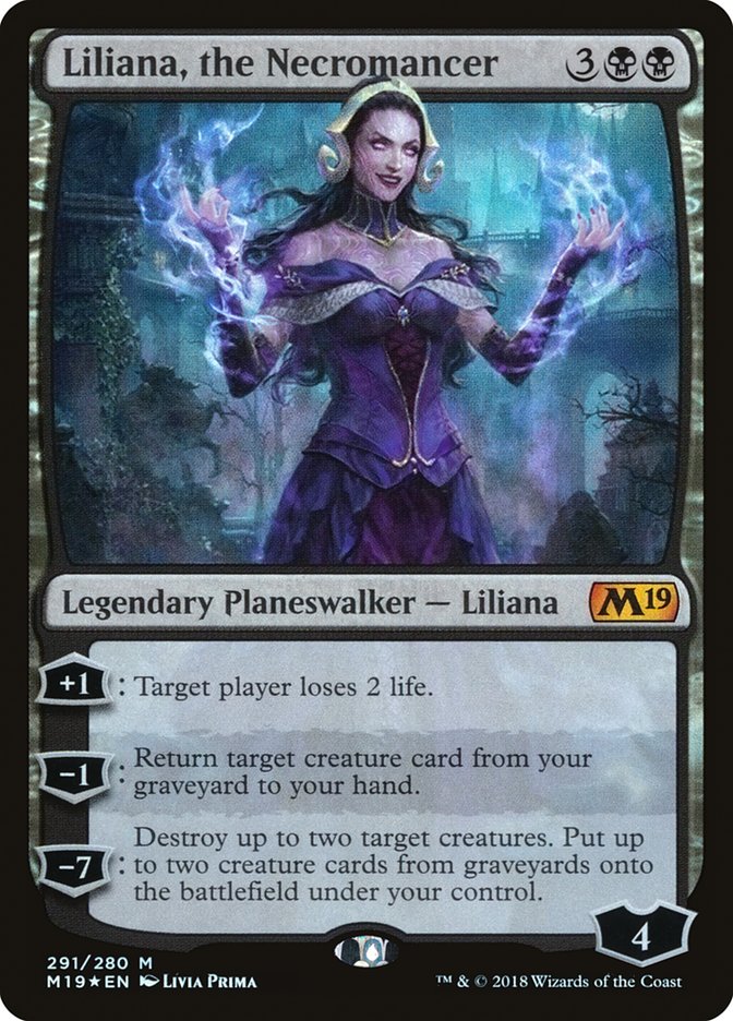 Liliana, the Necromancer [Core Set 2019] | Gamer Loot