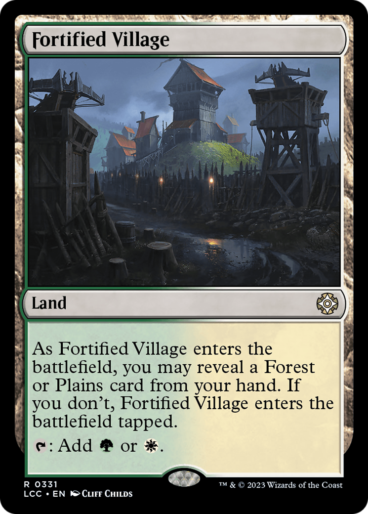 Fortified Village [The Lost Caverns of Ixalan Commander] | Gamer Loot