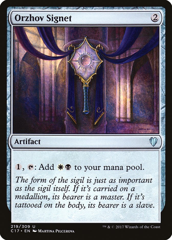Orzhov Signet [Commander 2017] | Gamer Loot