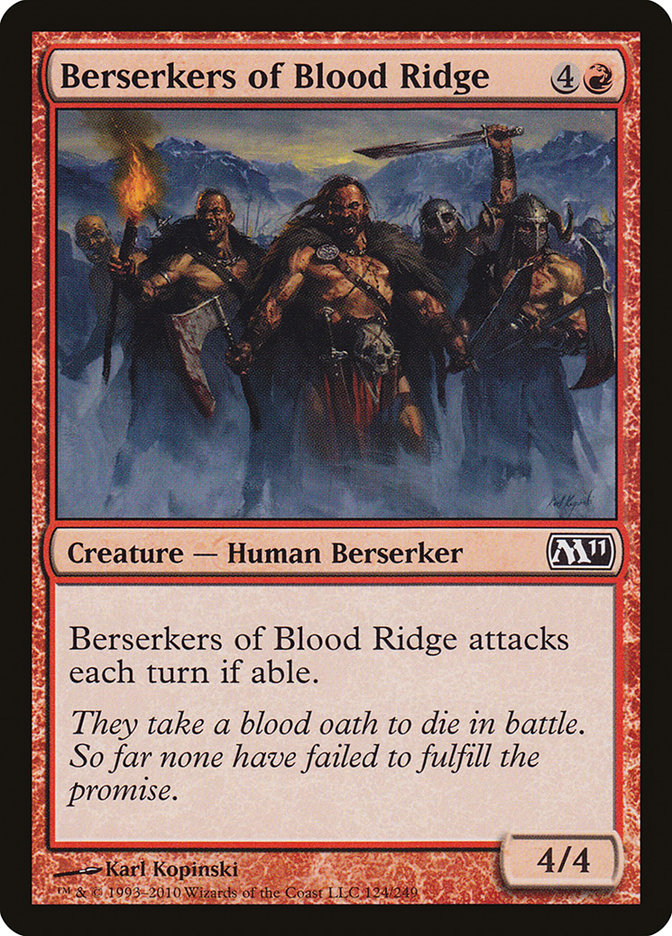 Berserkers of Blood Ridge [Magic 2011] | Gamer Loot