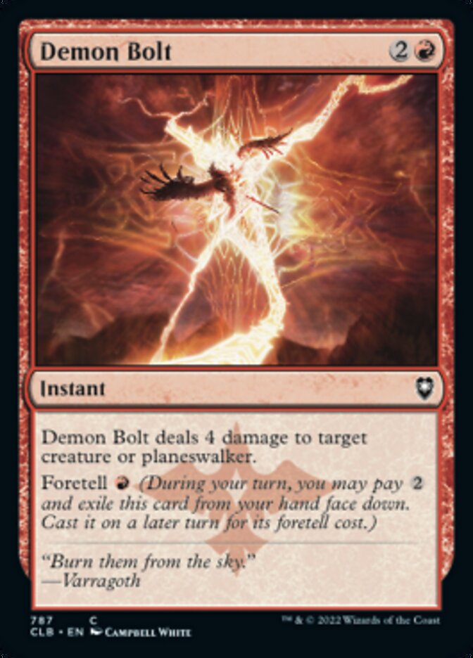 Demon Bolt [Commander Legends: Battle for Baldur's Gate] | Gamer Loot