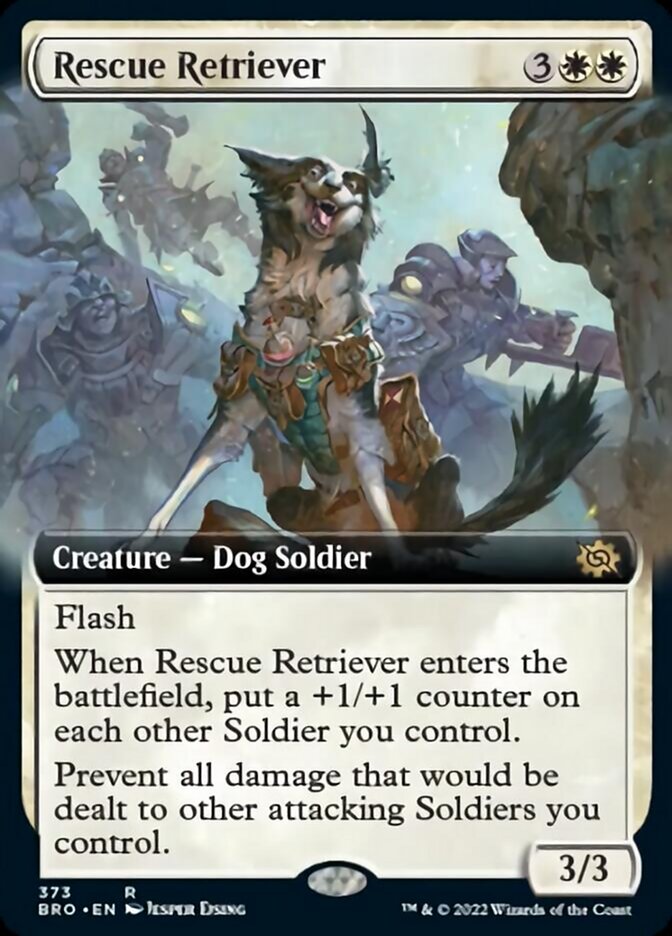 Rescue Retriever (Extended Art) [The Brothers' War] | Gamer Loot