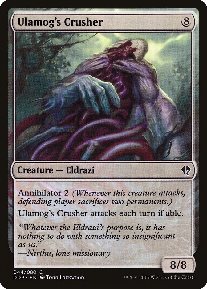 Ulamog's Crusher [Duel Decks: Zendikar vs. Eldrazi] | Gamer Loot