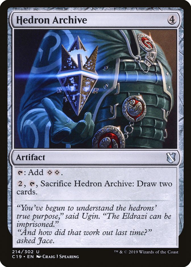 Hedron Archive [Commander 2019] | Gamer Loot