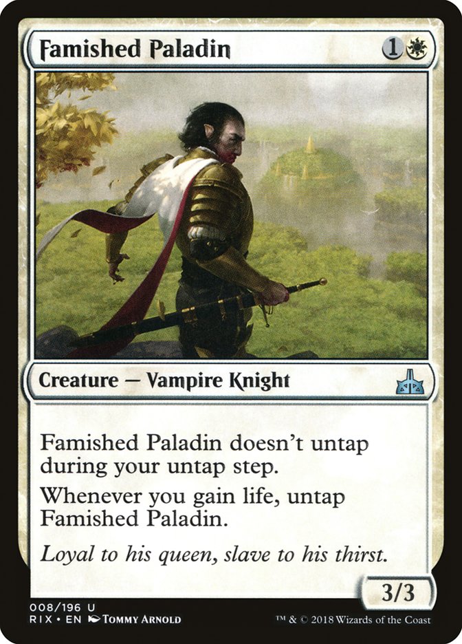 Famished Paladin [Rivals of Ixalan] | Gamer Loot