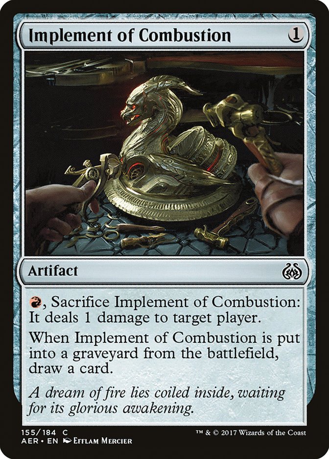 Implement of Combustion [Aether Revolt] | Gamer Loot