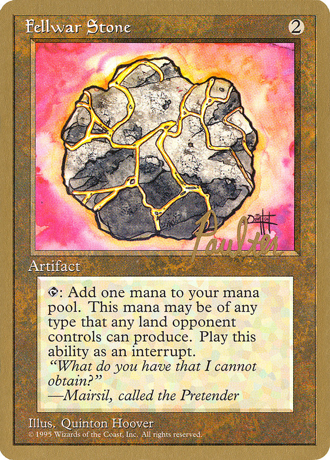 Fellwar Stone (Preston Poulter) [Pro Tour Collector Set] | Gamer Loot
