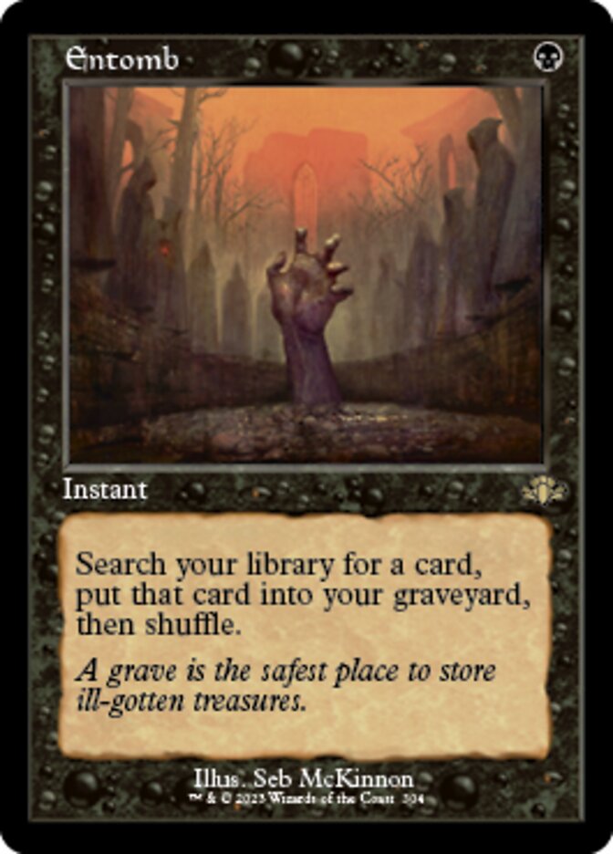Entomb (Retro) [Dominaria Remastered] | Gamer Loot