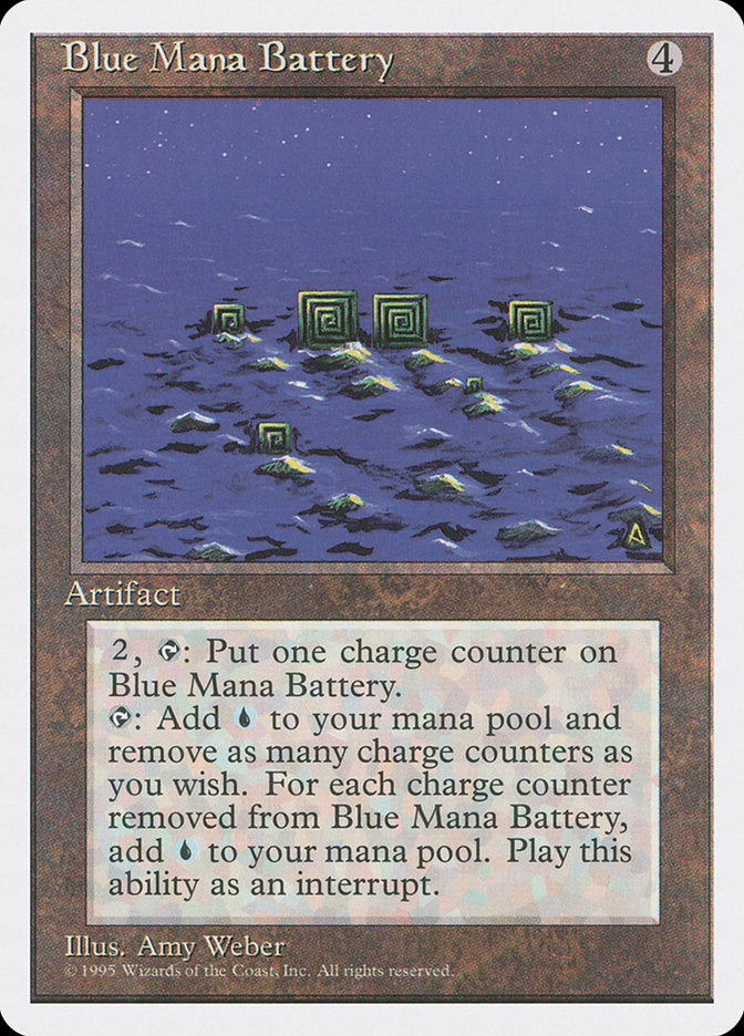 Blue Mana Battery [Fourth Edition] | Gamer Loot