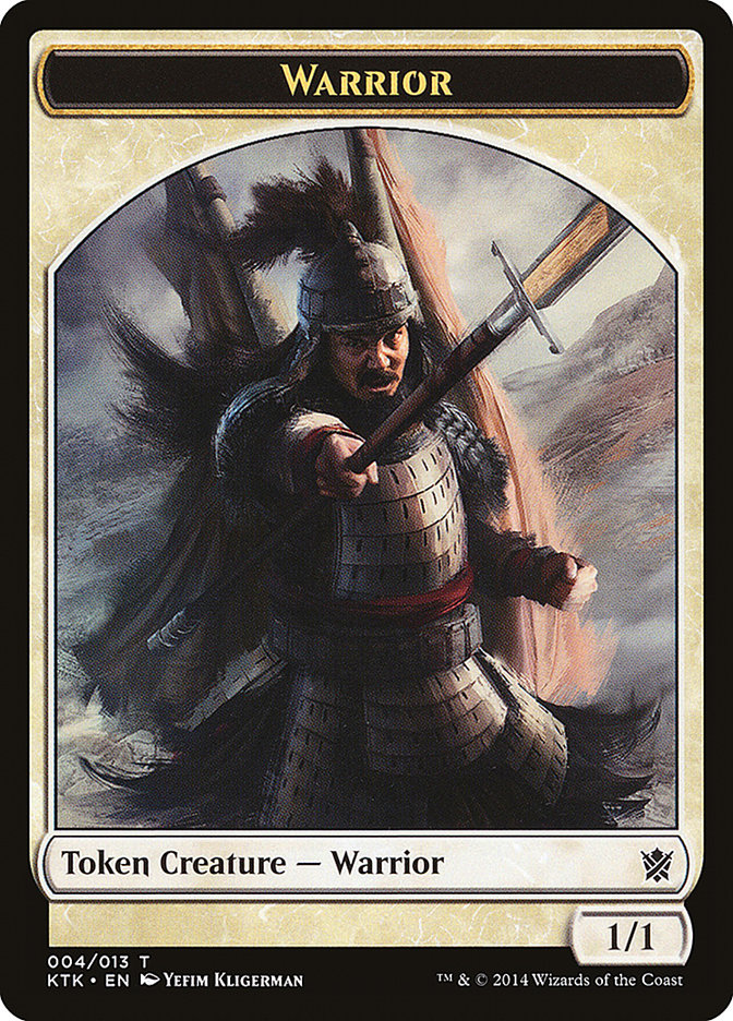 Warrior (004/013) [Khans of Tarkir Tokens] | Gamer Loot