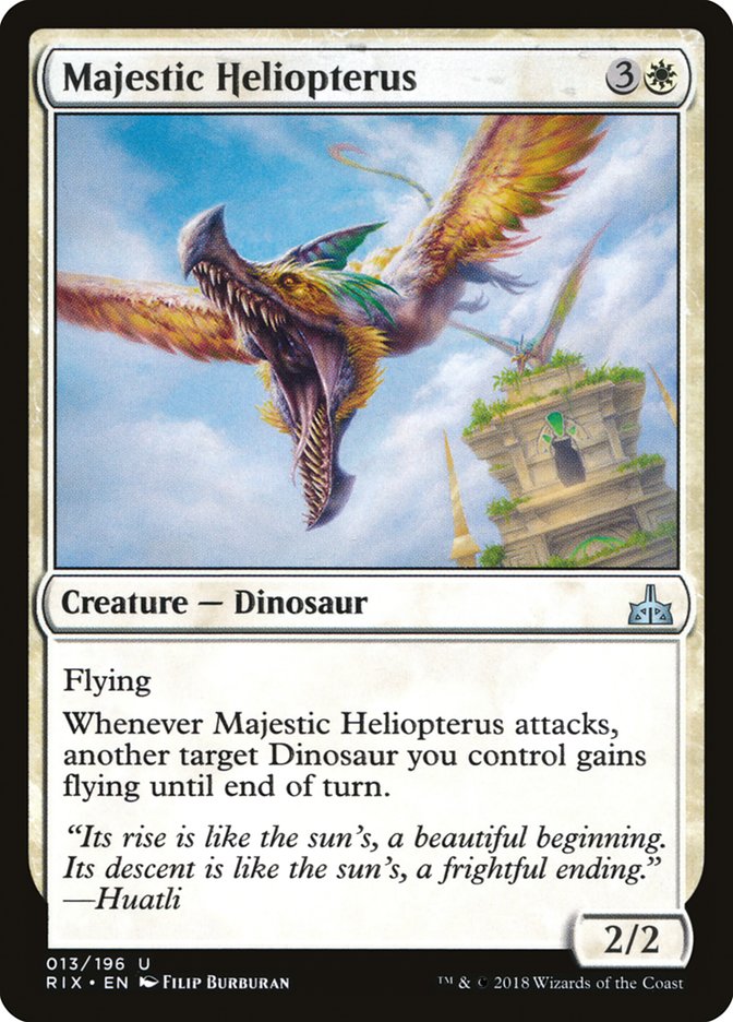 Majestic Heliopterus [Rivals of Ixalan] | Gamer Loot