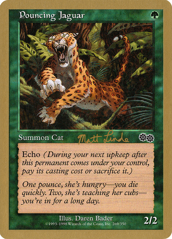 Pouncing Jaguar (Matt Linde) [World Championship Decks 1999] | Gamer Loot