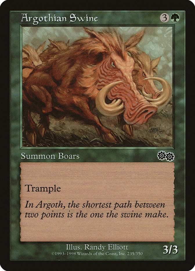 Argothian Swine [Urza's Saga] | Gamer Loot