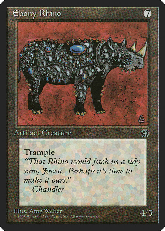 Ebony Rhino [Homelands] | Gamer Loot