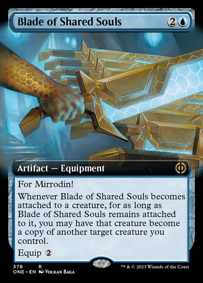 Blade of Shared Souls (Extended Art) [Phyrexia: All Will Be One] | Gamer Loot