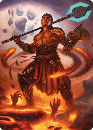 Koth, Fire of Resistance Art Card [Phyrexia: All Will Be One Art Series] | Gamer Loot