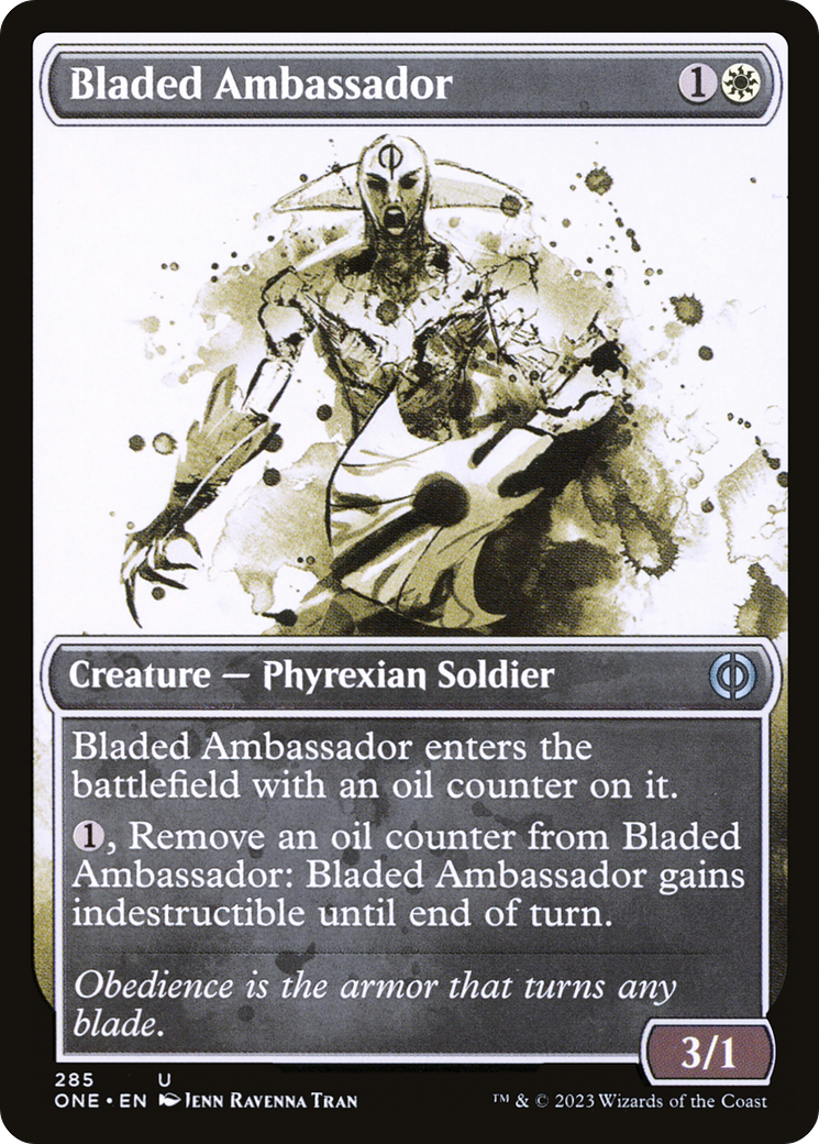 Bladed Ambassador (Showcase Ichor) [Phyrexia: All Will Be One] | Gamer Loot