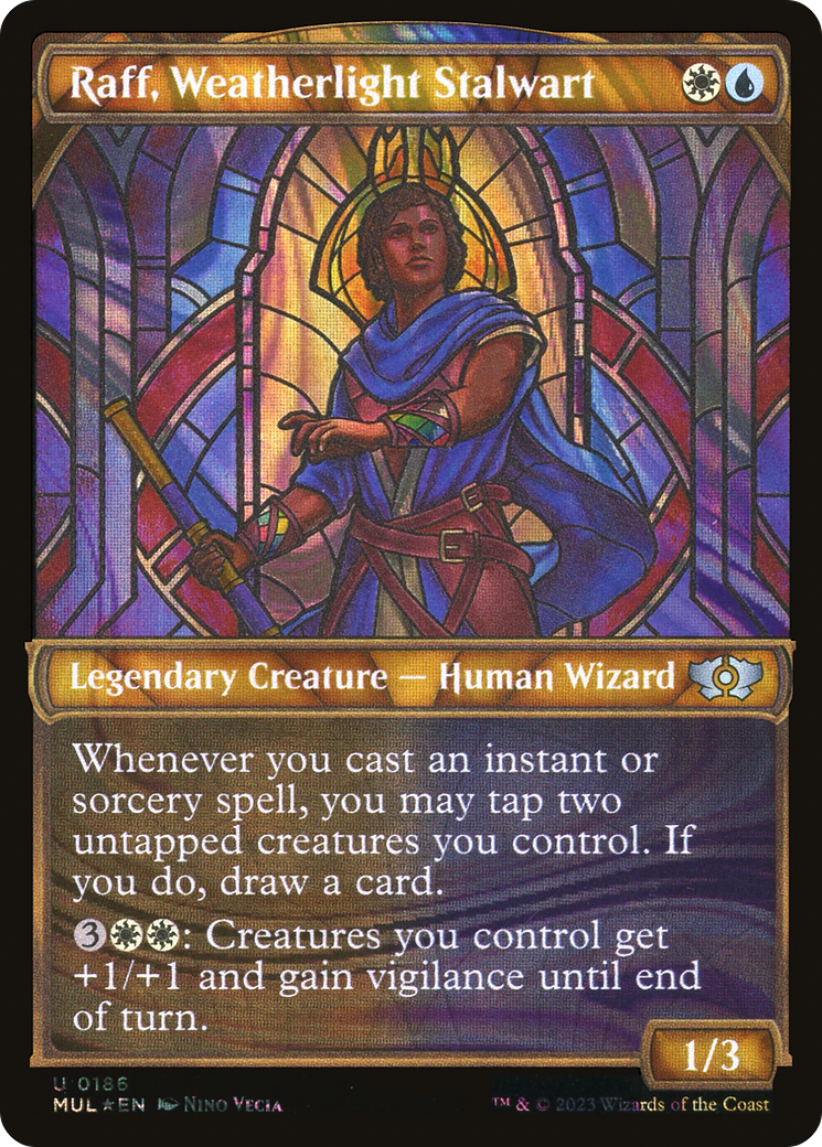 Raff, Weatherlight Stalwart (Halo Foil) [Multiverse Legends] | Gamer Loot