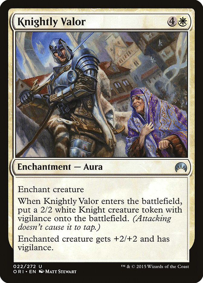 Knightly Valor [Magic Origins] | Gamer Loot