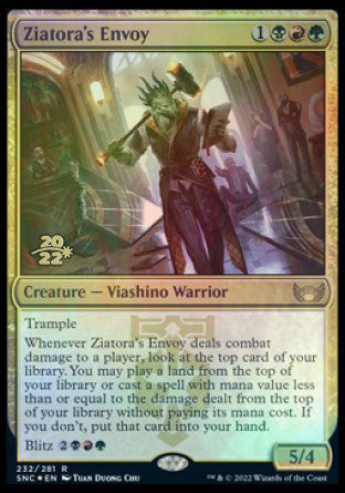 Ziatora's Envoy [Streets of New Capenna Prerelease Promos] | Gamer Loot