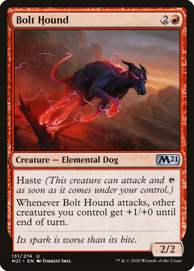 Bolt Hound [Core Set 2021] | Gamer Loot