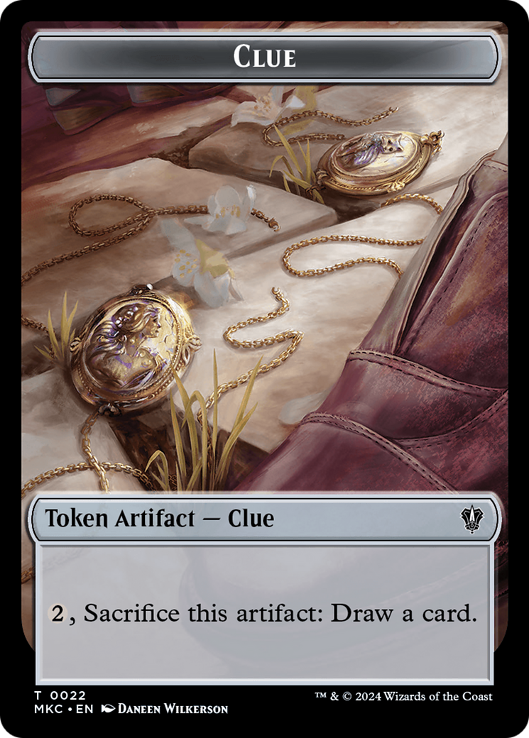 Clue // Insect (0017) Double-Sided Token [Murders at Karlov Manor Commander Tokens] | Gamer Loot