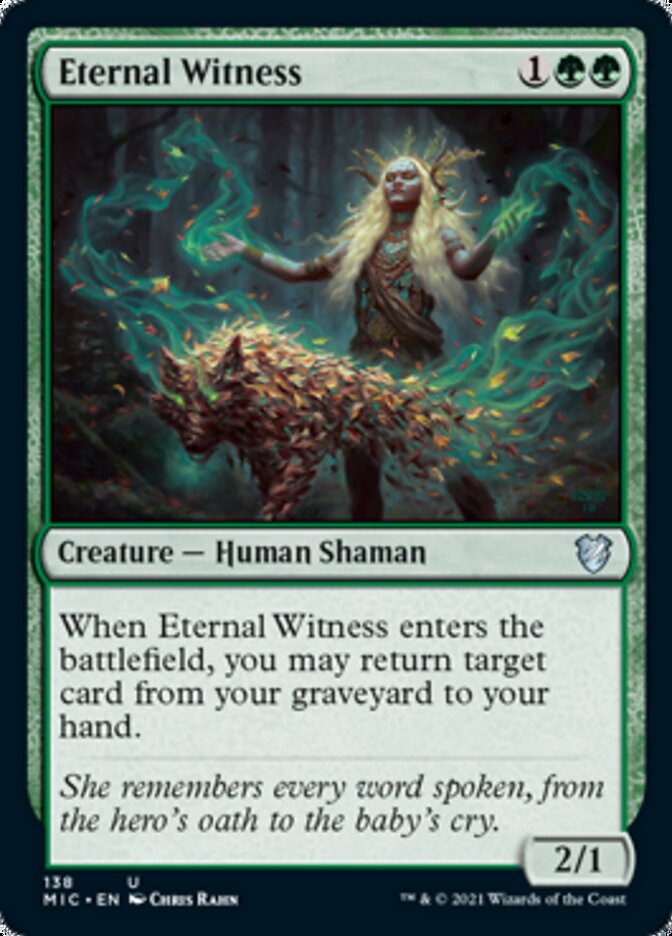 Eternal Witness [Innistrad: Midnight Hunt Commander] | Gamer Loot