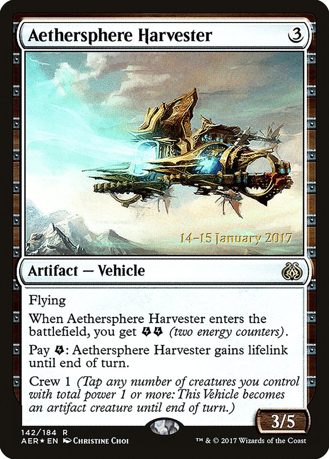 Aethersphere Harvester  [Aether Revolt Prerelease Promos] | Gamer Loot