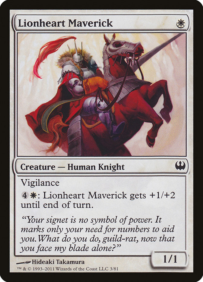 Lionheart Maverick [Duel Decks: Knights vs. Dragons] | Gamer Loot