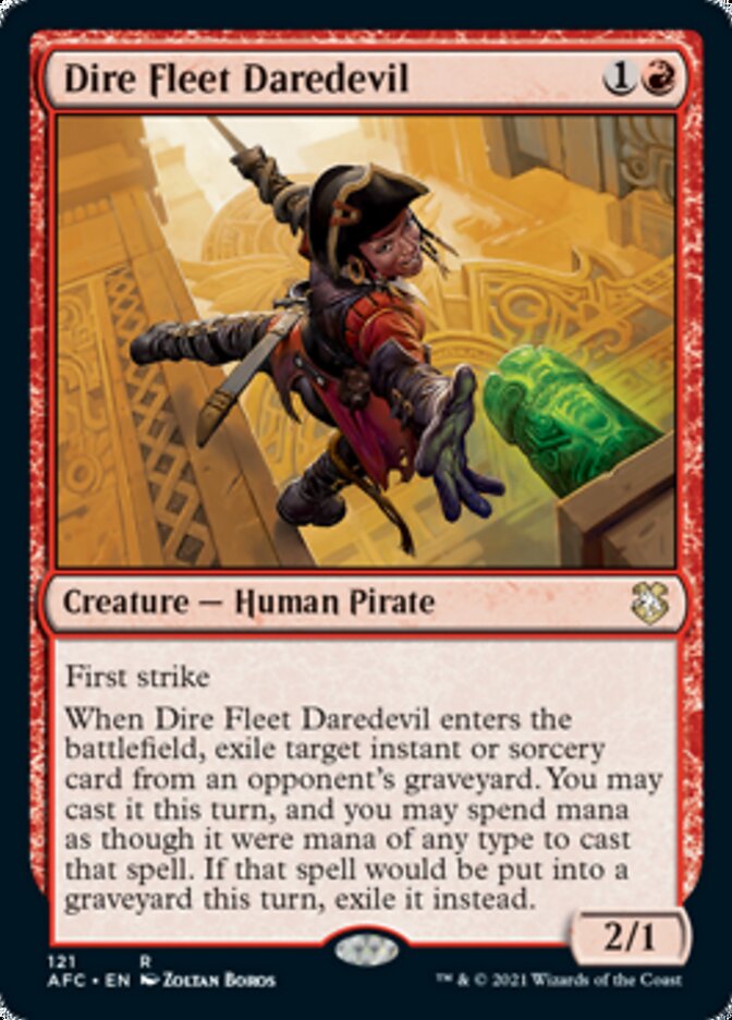 Dire Fleet Daredevil [Dungeons & Dragons: Adventures in the Forgotten Realms Commander] | Gamer Loot