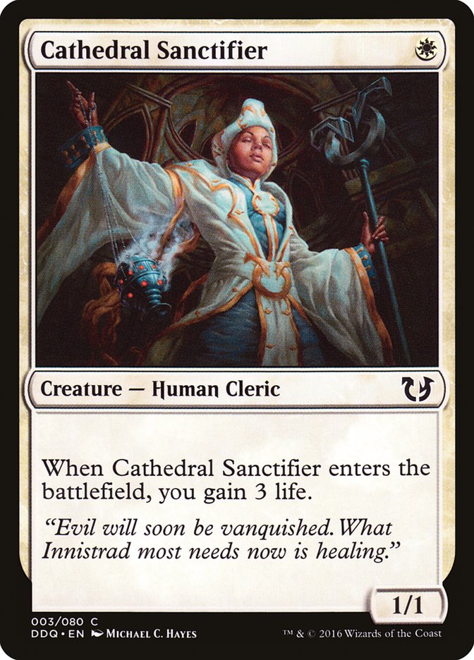 Cathedral Sanctifier [Duel Decks: Blessed vs. Cursed] | Gamer Loot