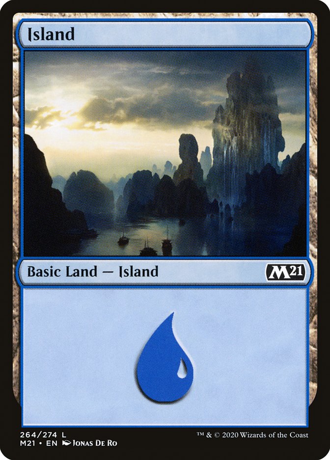 Island (264) [Core Set 2021] | Gamer Loot